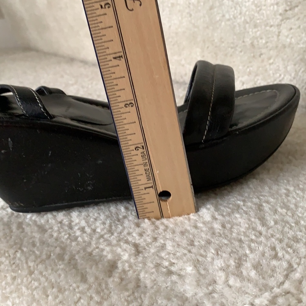 PRADA Black Wedge Sandals - Picture 10 of 10